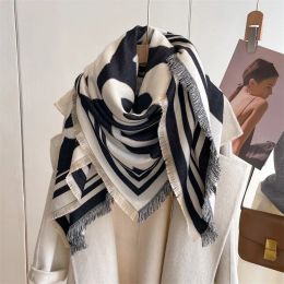 2023 Cashmere Scarf Designers scarves winter Men Women quality soft thick Shawl Scarfs scarve foulard luxury bufanda 130x130cm G239182PE-3