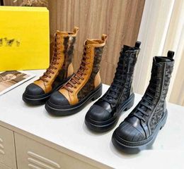 Boot Combat Booties allungare le scarpe da donna inverno sneaker al tallone alto