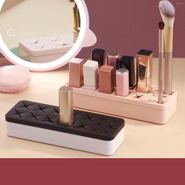 Storage Boxes Makeup Lipstick Silicone Display Rack Holder Cosmetic Square Box Organiser Fast