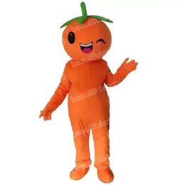 Halloween Orange Mascot Costumes High Quality Cartoon Theme Character Carnival Unisex Adults Outfit Christmas Party Outfit Suit