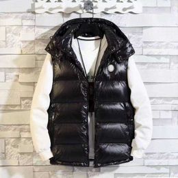 Men's Vests New Mens Vests Jacket Designer Bomber Coats Sleeveless Spring Autumn Windbreaker Man Coat Hoody Fashion Jackets Vest Outwears Coats Size S-4XL HKD230918