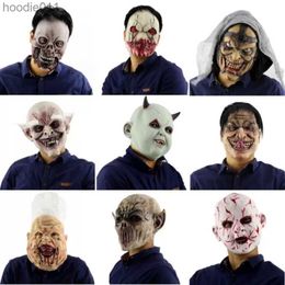 Costume Accessories Halloween Terror Mask Monster Latex Horrifying Cosplay Mask Halloween Party Costume Supplies high quality F1019 L230918