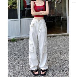 Women's Jeans Girls Cargo Pants High Waist Skinny Loose Wide Leg Ins Women Y2k