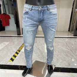 letter printed white denim pants new style mens designer pencil jeans fashion club clothing for hip hop skinny jeans2079