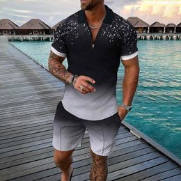 Men's Tracksuits Hawaiian Mens Set Top Short Sleeve Suit Beach Tropical Hawaiianss Body Sports Shorts Homecoming Outfit For Men