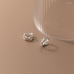 Stud Earrings Enosola 925 Sterling Silver DNA Chemistry Molecule Shape Double Earing Minimalist Women Jewelry