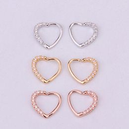 Backs Earrings Septum Ring Nose Piercing Flower Zircon Tragus Jewellery For Women Ear Cartilage Earring Body