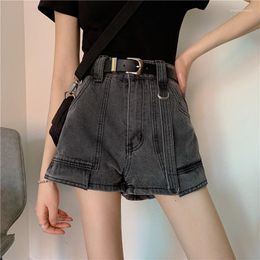 Women's Shorts Womens Loose High Waist Short Pants For Women To Wear Baggy Cargo Jeans Wide Denim Normal In Fashion Clothes XL