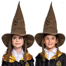 Party Supplies Witch Wizard Hats For Women Men Vintage Potters Periphery Sorting Hat Halloween Props Dress Up Caps Boy Cosplay Accessorie