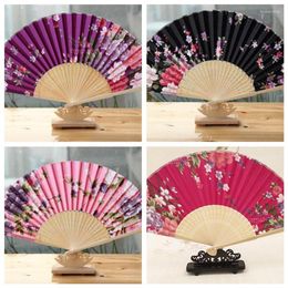 Party Favor 21cm Promotional Silk Folding Hand Fan For And Wedding Souvenir Gift 20 Pcs