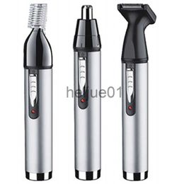 Electric Shavers Kemei 3in1 Facial Grooming Kit Ear Nose Hair Trimmer For Men Electric Eyebrow Beard Trimer Micro Nose And Ears Trimmer x0918