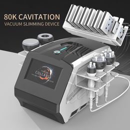 Professional 5 Handles Cavitation Body Contouring Fat Burning Machine Ultrasonic Vacuum + RF Skin Tightening Buttock Raising Instrument