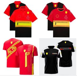 F1 Racing Short Sleeve T Shirt Mens Summer Team Polo Shirt with Customised