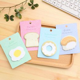 Gift Wrap Cute Creative Breakfast Notes Stickers Bread Sushi Multiple Paste 30PCS