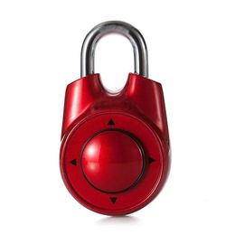 Door Locks Portable Assorted Colours Gym School Health Club Combination Password Directional Padlock Locker 230918