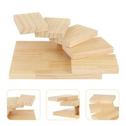 Dinnerware Sets Sushi Plate Rotating Severing Tray Restaurant Dish Wood Tableware Wooden Round