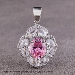 Rose Ruby Diamond Necklace Pendant Necklace Designer High Quality Necklaces Pendant Necklace Beloved Jewellery Fine Jewellery Precious Jewels Iced Out Jewellery