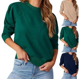 Women's Hoodies Full Zip Thin Fleece Hoodie Solid Colour Long Sleeved Pullover Sweater Fall And Winter Sweaters For Women