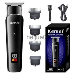 Electric Shavers Kemei professional Hair Beard Trimmer For Men Electric Hair Clipper Rechargeable Hair Cutting Machine Powerful Haircut Lithium x0918