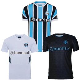 2023/24 Gremio Soccer Jerseys 2024 SUAREZ FERREIRA LUAN Shirts Mens GEROMEL KANNEMANN BITELLO Home Away Third Football Uniforms Kids kit