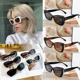 Sunglasses Women Designer Summer Shades Polarised Eyeglasses Big Frame Black Vintage Oversized Sun Glasses Fashionable cat eye sunglasses CH5481