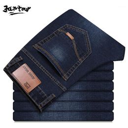 2020 Men Cotton Straight Classic Jeans Spring Autumn Male Denim Pants skinny Overalls Designer Mens Jean ropa hombre size 28-401281f