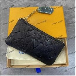 2022 Designers KEY POUCH POCHETTE Designer Coin Purse Key chains ring Credit Card Holder Luxury Mini Wallet shoulder Bag240F