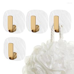 Hooks Adhesive Multi-Purpose Wall Mounted Door Key Cloth Coat Robe Holder Rack Kitchen Bathroom Organizer