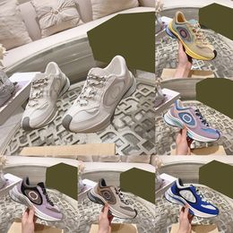 Run Sneakers Designer Freizeitschuhe Interlocking Rhyton Sneaker Multicolo Herrenschuhe Vintage Chaussures Trainer Lederschuhe
