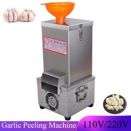 110V 220V Electric Garlic Peeling Machine Commercial Stainless Steel Fast Effortless Peeling Machine