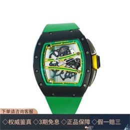 Automatic Mechanical Watch Richarmilles Sports Wristwatches Richarmiller Series Swiss Watches Men's RM61-01 Manual Mechanical Ceramic Luxury Men's Watch WN-61V8