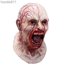 Costume Accessories Party Masks Horror Mask Flesh-colored Zombie Halloween Horror Cosplay Mask Halloween Party Mask Props 220826 L230918