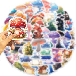 50Pcs Mushroom Stickers Skate Accessories Waterproof Vinyl Sticker For Skateboard Laptop Luggage Motorcycle Phone Water Bottle Notebook Car Decal