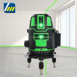 Outdoor Gadgets 2 3 5 Green Cross Lines Laser Level Machine Self-Leveling 360 Rotatable Indoor Outdoor Radius Alternating Horizontal Vertical 230918