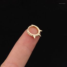 1 PCS Cute Small Arrow Shape Circle Ear Cuff Hoops Earring Simple Classic Geometric Closed Clip Ears Hoop Earring12454