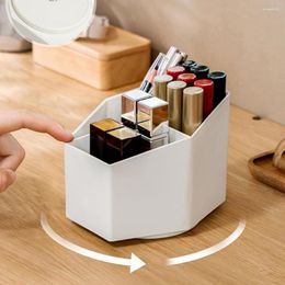 Storage Boxes Makeup Case Compact Brush Holder Save Space 360 Rotating Organiser Household Supplies