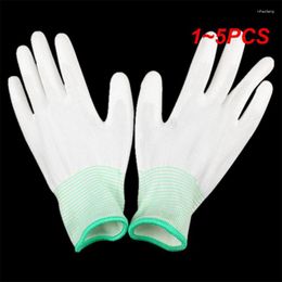Disposable Gloves 1-5PCS Pair Antistatic Anti Static ESD Electronic Working PU Coated Palm Finger Antiskid For
