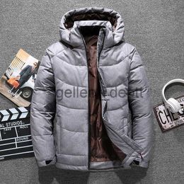 Men's Down Parkas Winter White Duck Down Jacket Mens Warm Hooded Thick Puffer Jackets Coat Thermal Parka Men Casual High Quality Overcoat WQMP J230918