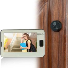 Doorbells 4.3 Inch IR Night Vision Peephole Doorbell Camera Peephole Viewer Cat Eye Door Bell Smart Home Monitor Digital Door Viewer HKD230918