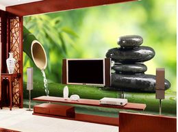 Wallpapers Custom Wall Mural Modern Art Painting High Quality Wallpaper Cobblestone TV Background 3d Paper