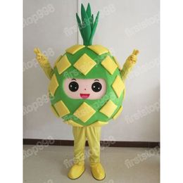 Halloween Pineapple Mascot Costume Top Quality Cartoon Anime theme character Adults Size Christmas Outdoor Advertising Outfit Suit