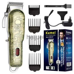 Electric Shavers Kemei Electric Cordless Professional Hair Trimmer For Men Adjustable Beard Hair Clipper Rechargeable Haircut Machine x0918