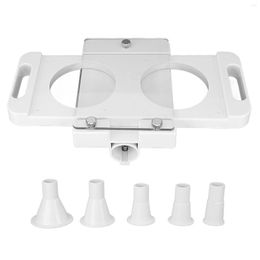 Bread Makers Hamburger Pressing Mould Maker Surface Press Patty 2 Holes Practical ABS Durable For Meat Grinder