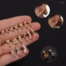 Stud Earrings Stainless Steel Tragus Piercing Ear Earring For Women Studs Trendy Jewellery Boucles D'oreilles