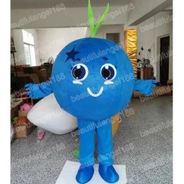 Halloween blueberry Mascot Costumes High Quality Cartoon Theme Character Carnival Unisex Adults Outfit Christmas Party Outfit Suit