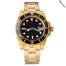 Original Rolxs watch high quality designer watches mens automatic mechanical ceramics watche 40mm stainless steel Gliding clasp wristwatches sapphire luminous m