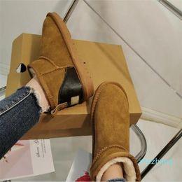2023-women's ankle boots fashion mini jointly snow boots cotton shoes size 35-44