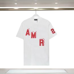 Block AMI Three-Dimensional Real Spot Printing Design Sense Of Niche Loose Short-Sleeved T-Shirt Men And Women The Same 520