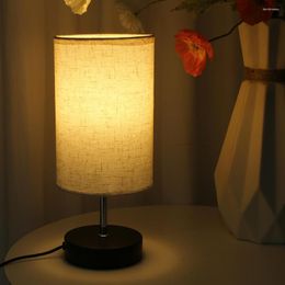 Table Lamps Modern Bedside Lamp Touch Control Stepless Dimming Fashion Night Light 3 Gear LED For Home Office Bedroom