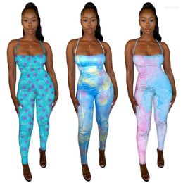 Women's Pants 2023 Summer Women Temperament Casual One Piece Tight Halter Top With Neck